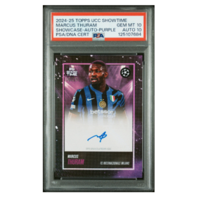 MARCUS THURAM SHOWCASE-AUTO-PURPLE PSA 10 - Front