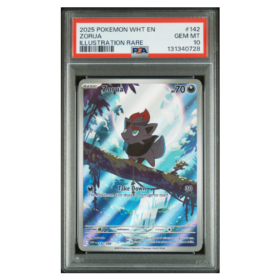 ZORUA #142 ILLUSTRATION RARE PSA 10 - Front