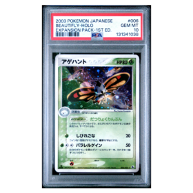 BEAUTIFLY-HOLO #006 EXPANSION PACK-1ST ED. PSA 10 - Front