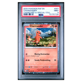 CHARMANDER #007 CHARIZARD ex SPECIAL COLL PSA 9 - Front