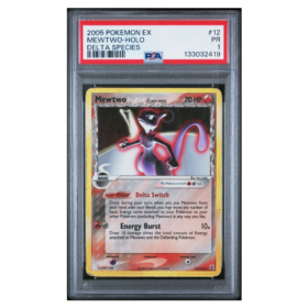 MEWTWO-HOLO #12 DELTA SPECIES PSA 1 - Front