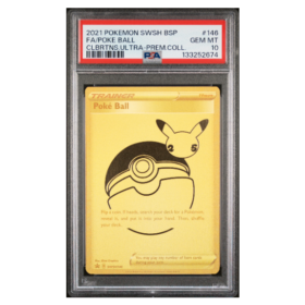 FA/POKE BALL #146 CLBRTNS.ULTRA-PREM.COLL. PSA 10 - Front