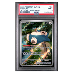 SNORLAX #051 151 ELITE TRAINER BOX PSA 9 - Front