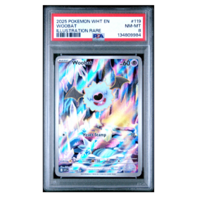 WOOBAT #119 ILLUSTRATION RARE PSA 8 - Front