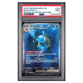 BLASTOISE ex #200 SPECIAL ILLUSTRATION RARE PSA 9 - Front