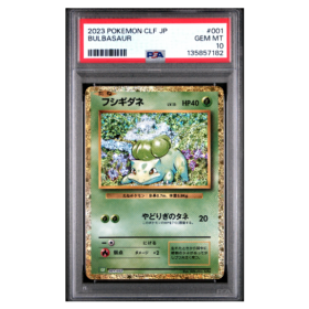 BULBASAUR #001 PSA 10 - Front
