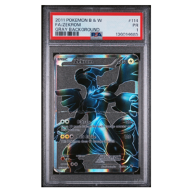 FA/ZEKROM #114 B&W GRAY BACKGROUND PSA 1 - Front