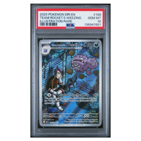 TEAM ROCKET'S WEEZING #199 ILLUSTRATION RARE PSA 10 - Front