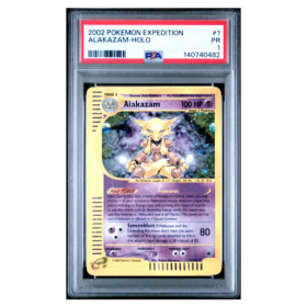 ALAKAZAM-HOLO #1 PSA 1 - Front