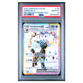 UMBREON ex #176 PRE PREMIUM FIGURE COLL PSA 10 - Front