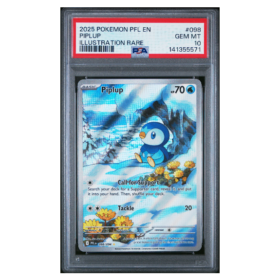 PIPLUP #098 ILLUSTRATION RARE PSA 10 - Front