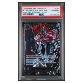 ETHANBARON V. NUSJURO #080 SPECIAL ALTERNATE ART PSA 10 - Front