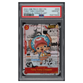 TONY TONY CHOPPER #006 MANGA ALTERNATE ART PSA 10 - Front
