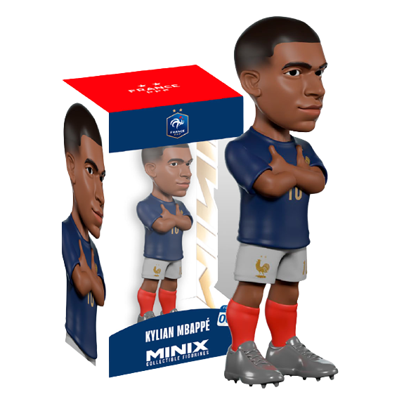 Minix Figur - Football Stars - Frankrig - Kylian Mbappé