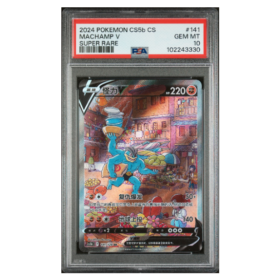 MACHAMP V #141 SUPER RARE PSA 10 - Front