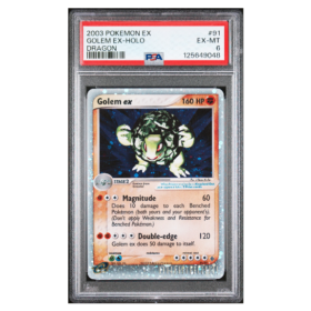 GOLEM EX-HOLO #91 DRAGON PSA 6 - Front