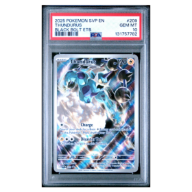 THUNDURUS #209 BLACK BOLT ETB PSA 10 - Front