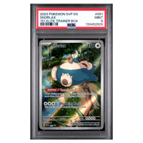 SNORLAX #051 151 ELITE TRAINER BOX PSA 9 - Front