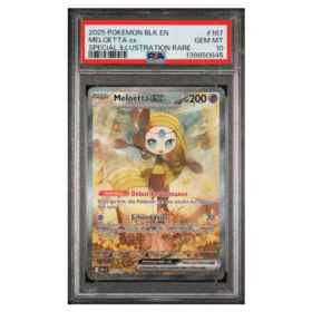 MELOETTA ex #167 SPECIAL ILLUSTRATION RARE PSA 10 - Front