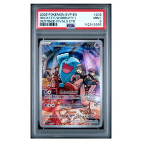 ROCKET'S WOBBUFFET #203 DESTINED RIVALS ETB PSA 9 - Front