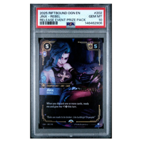 JINX - REBEL #202 RELEASE EVENT PRIZE PACK PSA 10 - Front