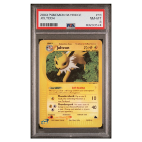 JOLTEON-REV.FOIL #13 PSA 8 - Front
