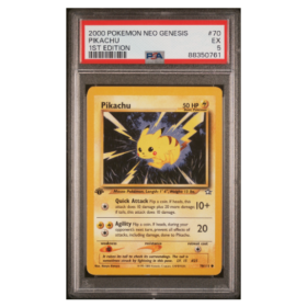 PIKACHU #70 1ST EDITION PSA 5 - Front