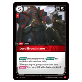Lord Broadmane [Unleashed]