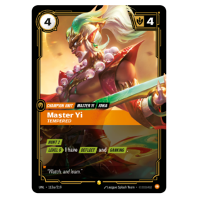 Master Yi Tempered Alternate Art [Unleashed]