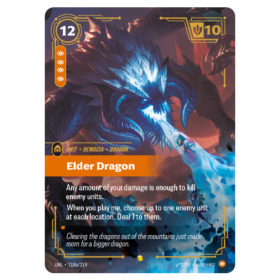 Elder Dragon Alternate Art [Unleashed]