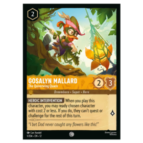 Gosalyn Mallard - The Quiverwing Quack - Non Foil [Wilds Unknown]