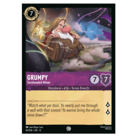 Grumpy - Soreheaded Miner - Non Foil [Wilds Unknown]