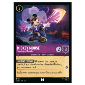Mickey Mouse - Experienced Traveler - Non Foil [Wilds Unknown]