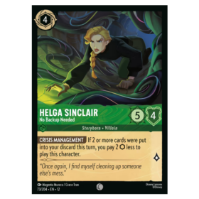 Helga Sinclair - No Backup Needed - Non Foil [Wilds Unknown]