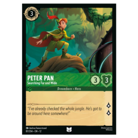 Peter Pan - Searching Far and Wide - Non Foil [Wilds Unknown]