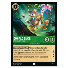 Donald Duck - Distracted Traveler - Non Foil [Wilds Unknown]