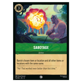 Sabotage - Non Foil [Wilds Unknown]