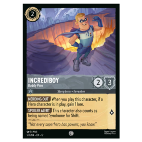 Incrediboy - Buddy Pine - Non Foil [Wilds Unknown]