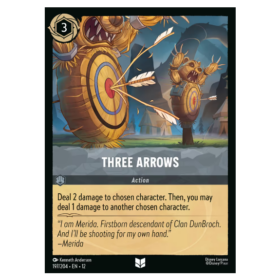 Three Arrows - Non Foil [Wilds Unknown]