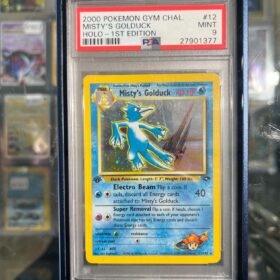 MISTY'S GOLDUCK #12 HOLO-1ST EDITION PSA 9