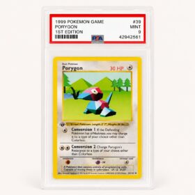 PORYGON #39 1ST EDITION PSA 9