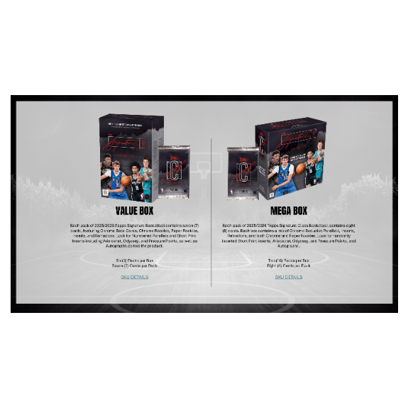 Topps NBA Signature Class Basketball 2025/26 - Value Box - Image 6