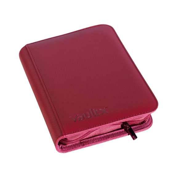 4-Pocket Exo-Tec® Zip Binder Metallic Red - Image 4