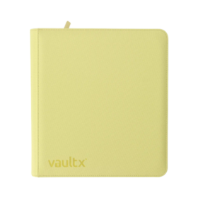 12-Pocket Exo-Tec® Zip Binder Pastel Yellow