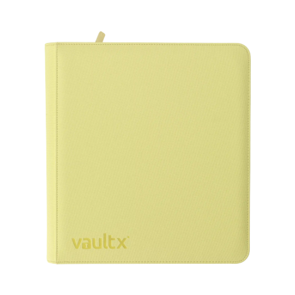 12-Pocket Exo-Tec® Zip Binder Pastel Yellow