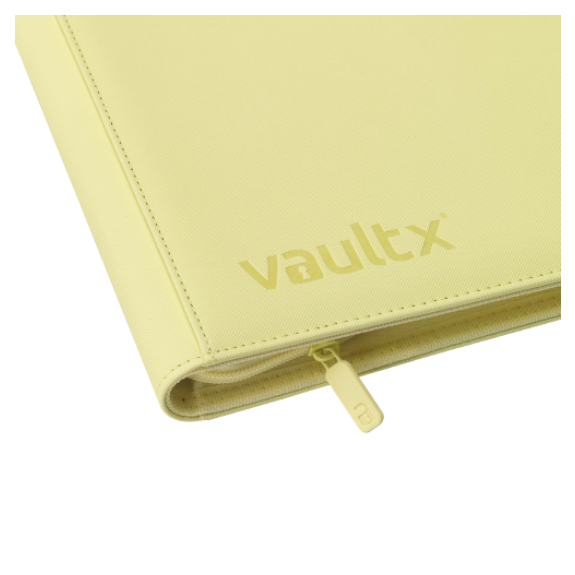 12-Pocket Exo-Tec® Zip Binder Pastel Yellow - Image 3