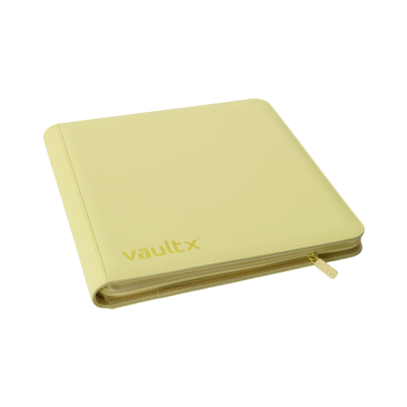 12-Pocket Exo-Tec® Zip Binder Pastel Yellow - Image 4