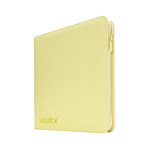 12-Pocket Exo-Tec® Zip Binder Pastel Yellow - Image 5