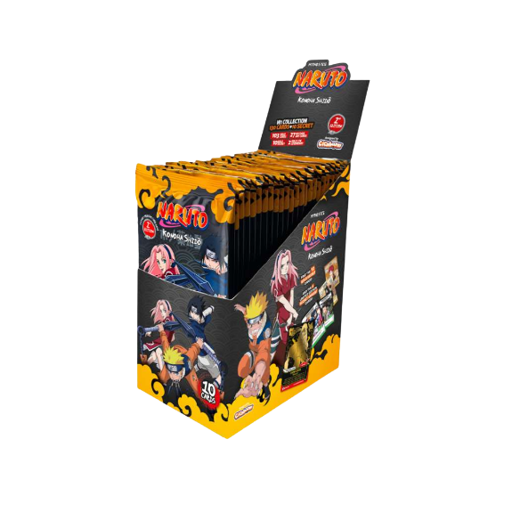 Naruto Mythos TCG 2nd Edition Box 24 Booster Konoha Shido ENG