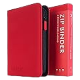 Vault x 4-Pocket Exo Tech binder- Red
